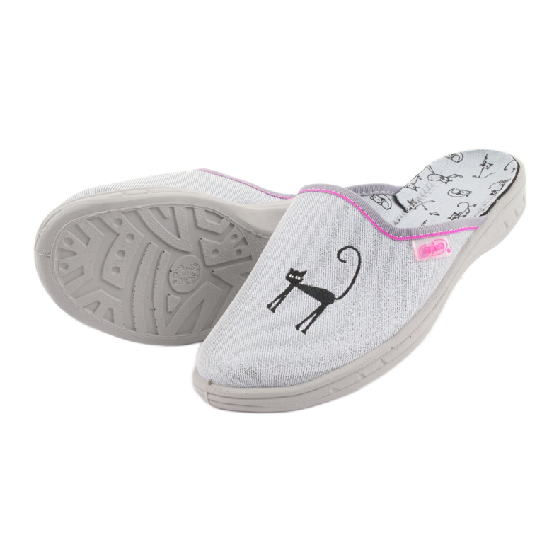 Pantofole Befado scarpe per bambini 707Y398 grigio 4