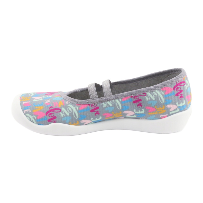 Scarpe per bambini Befado 116Y261 blu rosa grigio verde giallo 2
