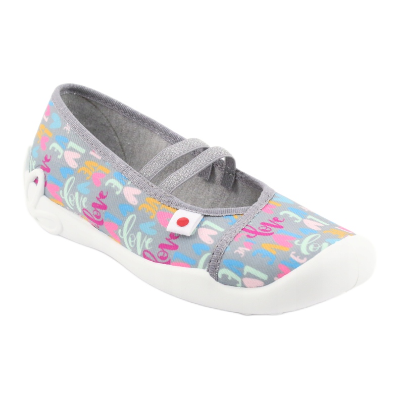 Scarpe per bambini Befado 116Y261 blu rosa grigio verde giallo 1