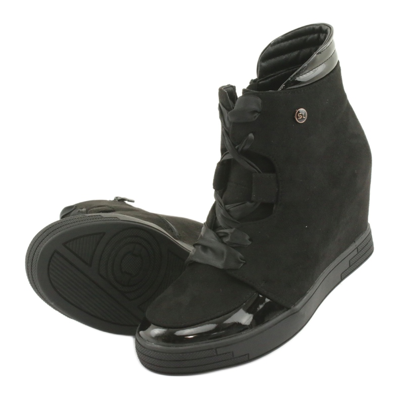 Sergio Leone Stivaletti Sneakers Con Fiocco Con Cerniera nero 5