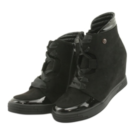 Sergio Leone Stivaletti Sneakers Con Fiocco Con Cerniera nero 3