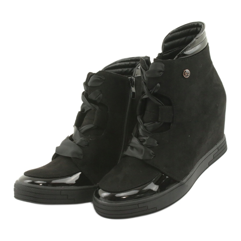 Sergio Leone Stivaletti Sneakers Con Fiocco Con Cerniera nero 3