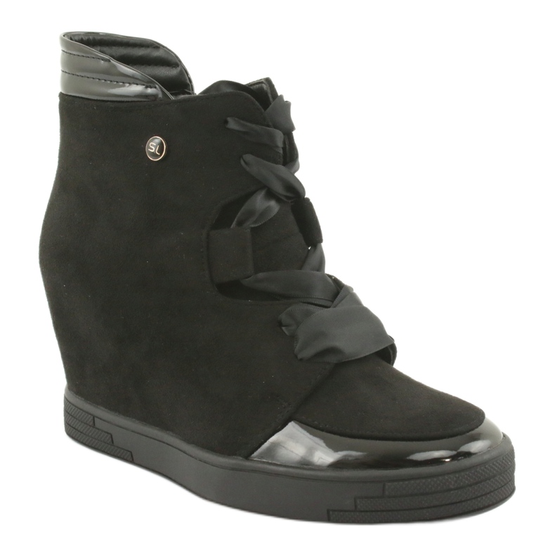 Sergio Leone Stivaletti Sneakers Con Fiocco Con Cerniera nero 1
