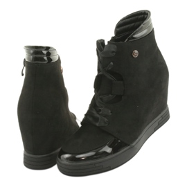 Sergio Leone Stivaletti Sneakers Con Fiocco Con Cerniera nero 4