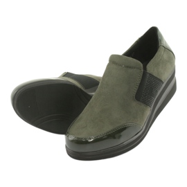 Scarpe con zeppa Sergio Leone 225 oliva nero verde 5