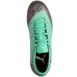 Scarpe da calcio Puma Future 2.4 Fg Ag Jr 104844 01 grigio verde 2