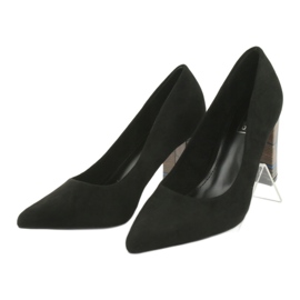 Décolleté in camoscio Filippo 1103 nere nero 3