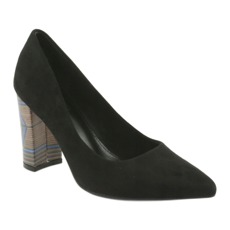 Décolleté in camoscio Filippo 1103 nere nero 1