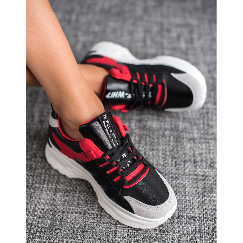 SHELOVET Scarpe sportive da donna nero multicolore 1