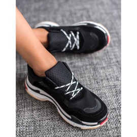 SHELOVET Scarpe sportive casual nero multicolore 1