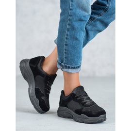 SHELOVET Scarpe sportive stringate nero 1