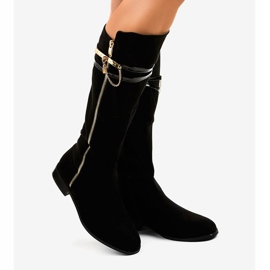 Stivaletti neri 7570-PG nero 2