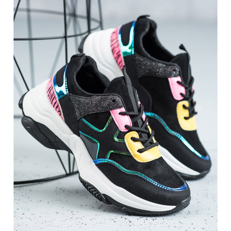 SHELOVET Scarpe sportive alla moda nero 1