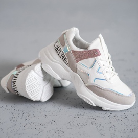 SHELOVET Scarpe sportive alla moda bianco 1