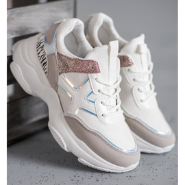 SHELOVET Scarpe sportive alla moda bianco 2