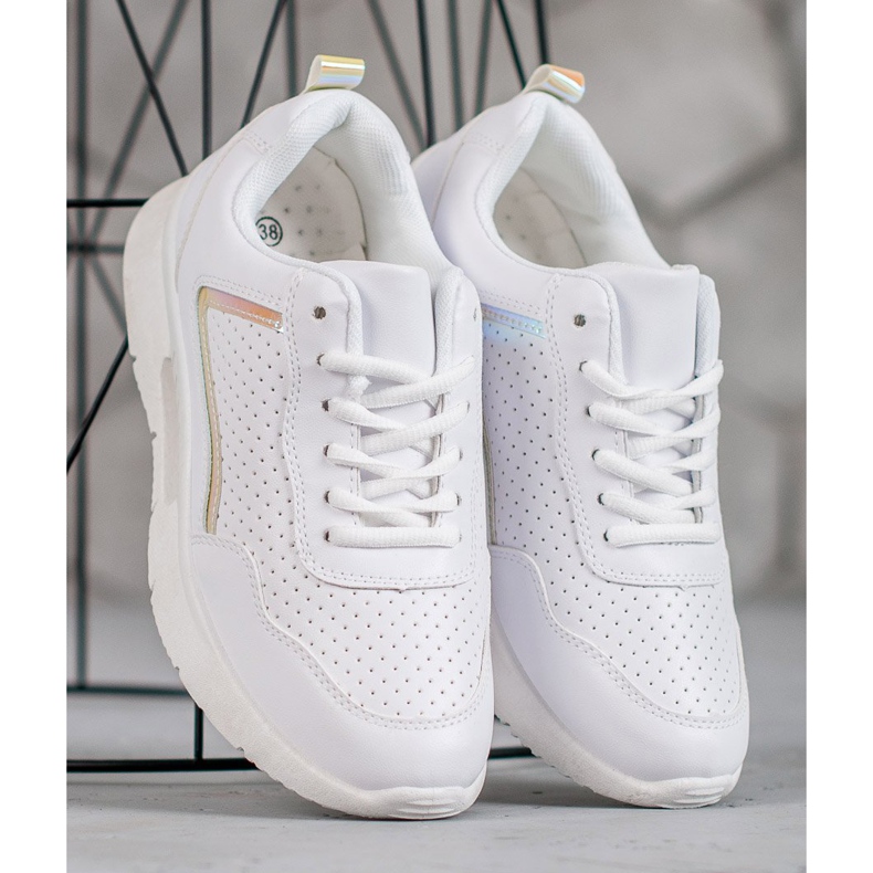 SHELOVET Scarpe sportive bianche bianco 2