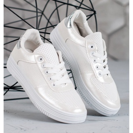 Jumex Scarpe sportive legate bianca 1