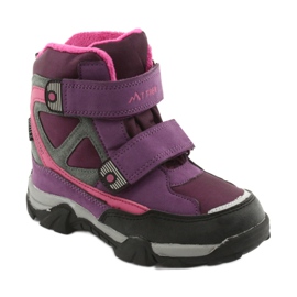 Stivali MtTrek Velcro con membrana 18-501-011 viola rosa grigio 1