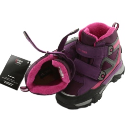 Stivali MtTrek Velcro con membrana 18-501-011 viola rosa grigio 4