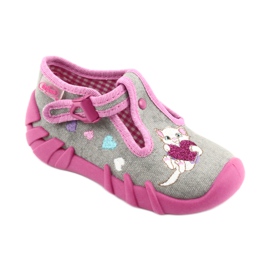 Scarpe per bambini Befado 110P338 grigio rosa 2