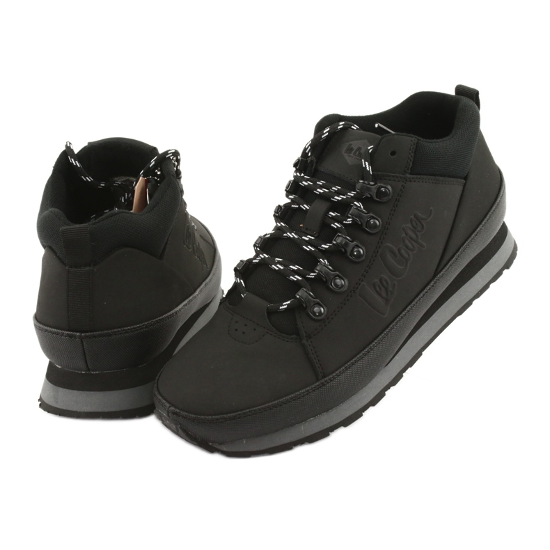 Scarpe invernali da uomo nere Lee Cooper 19-20-011 nero 3