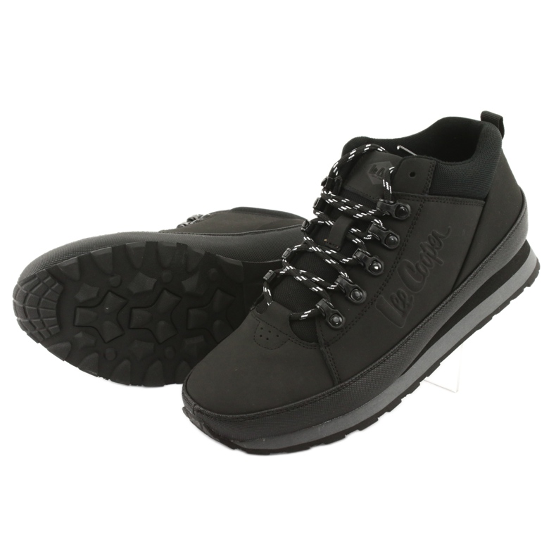Scarpe invernali da uomo nere Lee Cooper 19-20-011 nero 4