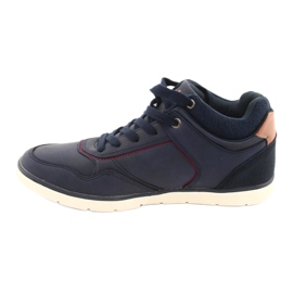 Scarpe da uomo Lee Cooper 19-29-032B blu navy marrone 2