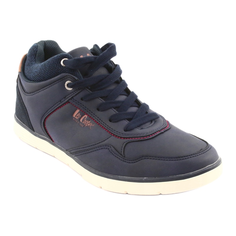 Scarpe da uomo Lee Cooper 19-29-032B blu navy marrone 1