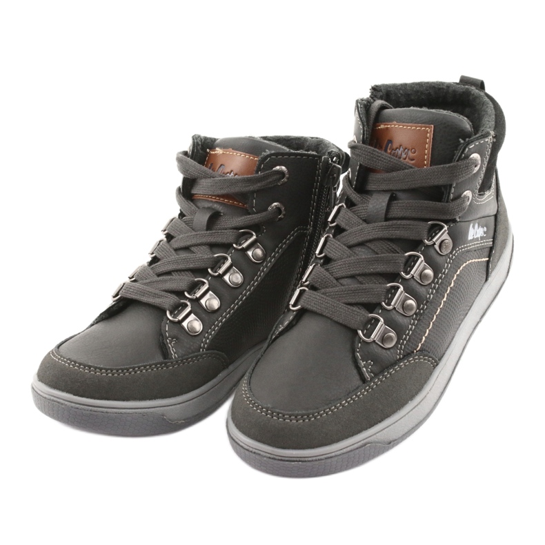 Lee Cooper Scarpe sportive alte per bambini 19-29-081 grigio 3