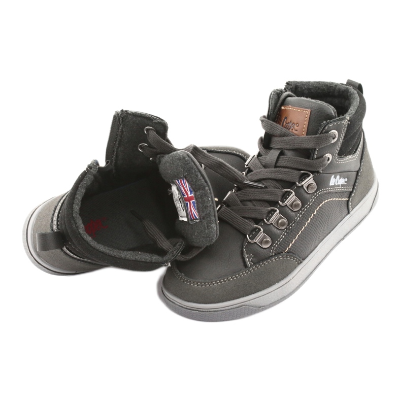 Lee Cooper Scarpe sportive alte per bambini 19-29-081 grigio 5