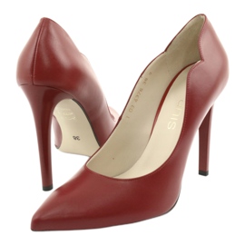 Décolleté rosse sul tacco Anis 4376 rosso 3