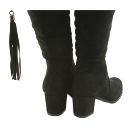 Stivali in camoscio nero Filippo 514 7