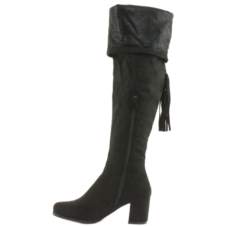 Stivali in camoscio nero Filippo 514 3