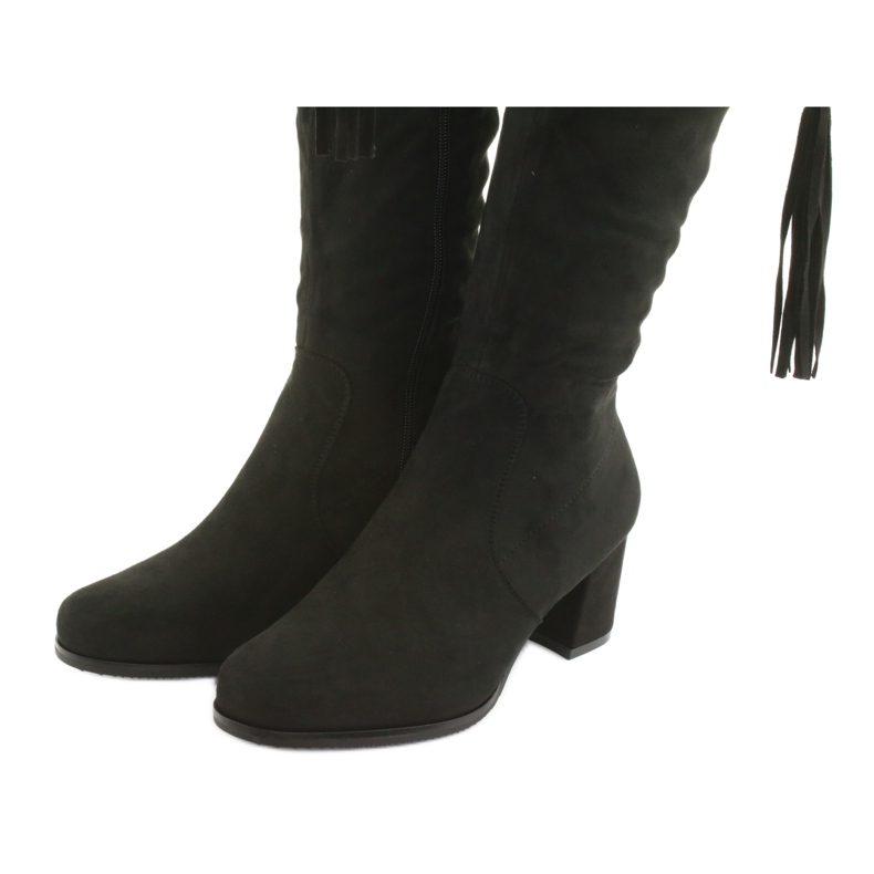 Stivali in camoscio nero Filippo 514 6