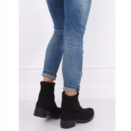 Stivali neri da donna con guardolo ZX2804 Black nero 1