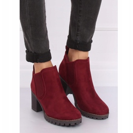 Stivali Jodhpur bordeaux 8B879 vino rosso 2