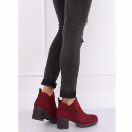 Stivali Jodhpur bordeaux 8B879 vino rosso 1