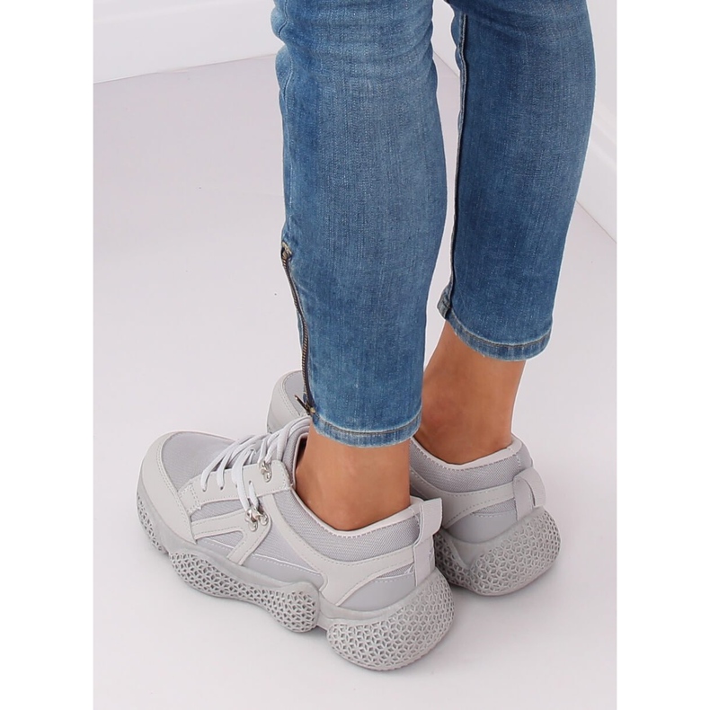 Grigio BD-5 Scarpe sportive grigie 1