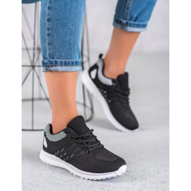SHELOVET Scarpe sportive leggere nero 1
