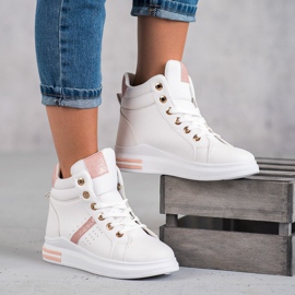 SHELOVET Sneakers bianche da donna bianca 1