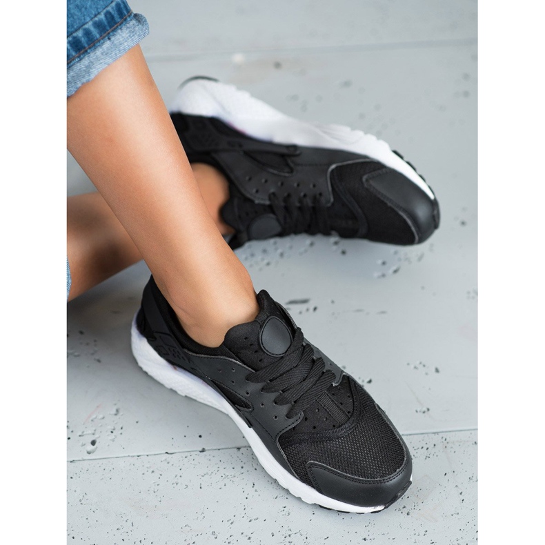 SHELOVET Scarpe sportive nere nero 1