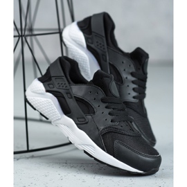 SHELOVET Scarpe sportive nere nero 2