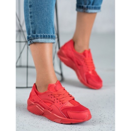 SHELOVET Scarpe sportive rosse rosso 1