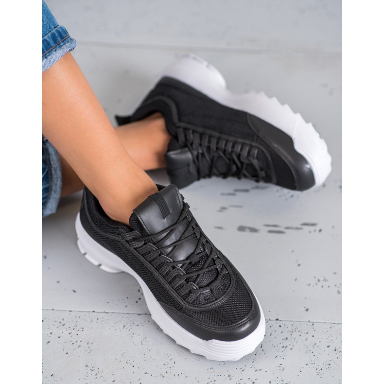 SHELOVET Scarpe sportive alla moda nero 1