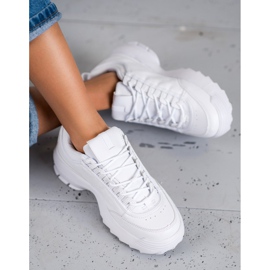 SHELOVET Scarpe sportive alla moda bianca 1