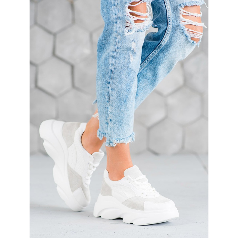 Seastar Scarpe sportive sulla piattaforma bianca 1