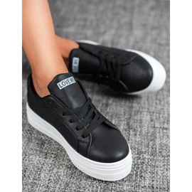 SHELOVET Scarpe nere sulla piattaforma nero 1