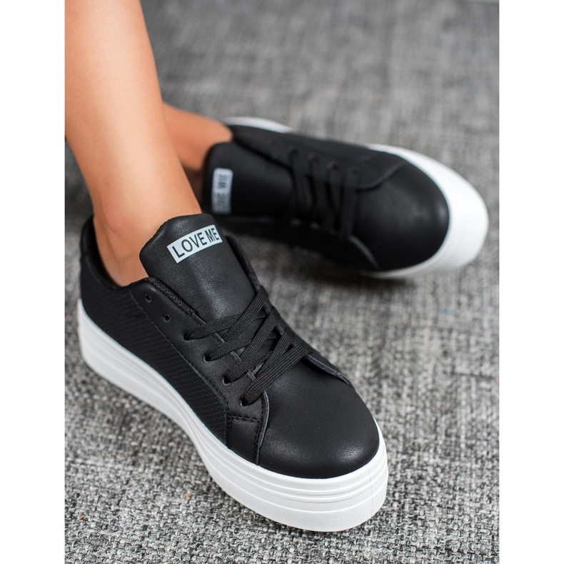 SHELOVET Scarpe nere sulla piattaforma nero 1