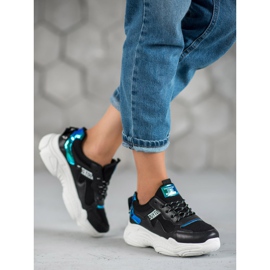 SHELOVET Scarpe sportive comode nero 1