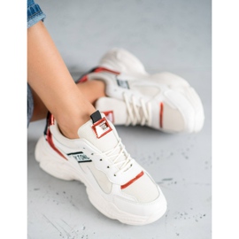 SHELOVET Scarpe sportive comode marrone 1